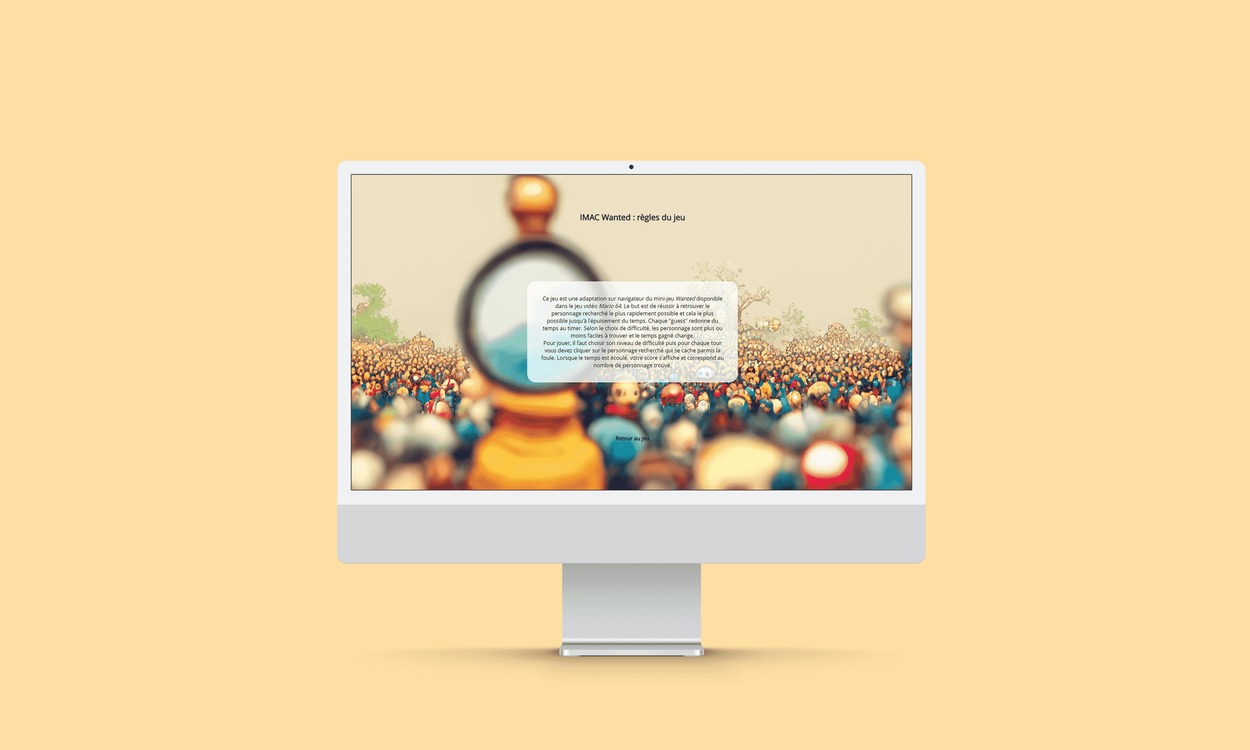 Imac Wanted project